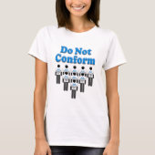 Niet conforme t-shirt (Voorkant)