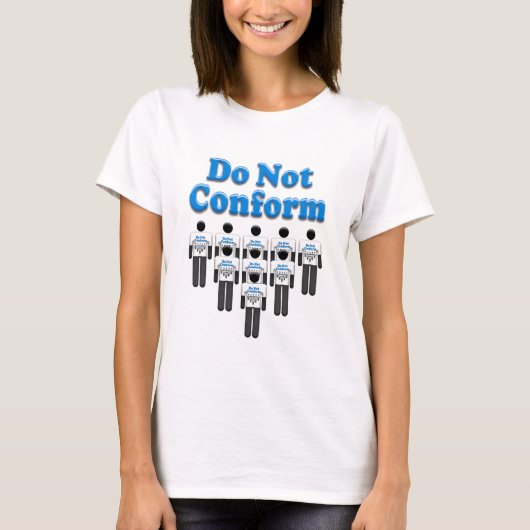 Niet conforme t-shirt (Voorkant)
