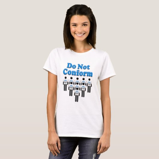 Niet conforme t-shirt (Voorkant volledig)