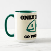 Niet-Conformist - die niet met de stroom Mok gaat (Links)