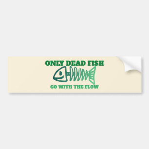 Niet-Conformist - niet met de stroom Bumpersticker