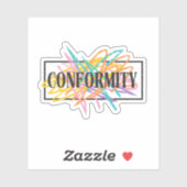 Niet-Conformiteit Sticker (Vel)