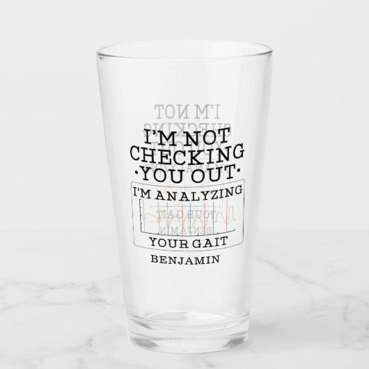 Niet controleren op fysieke therapist-tas glas (Voorkant)