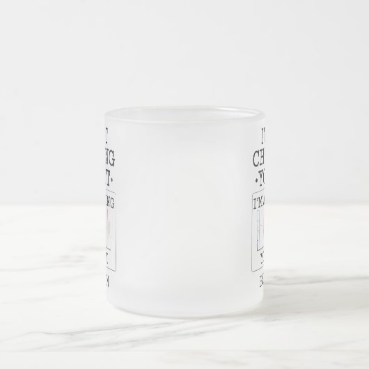 Niet controleren op fysieke therapist-tas matglas koffiemok (Center)