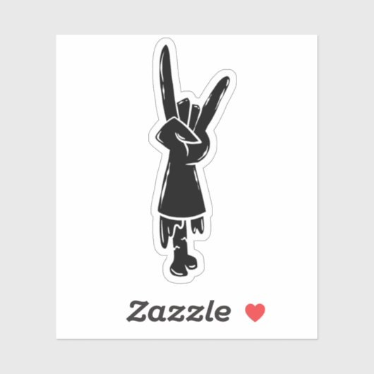 Niet-conventionele Logo-Sticker Sticker (Vel)