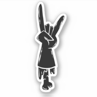 Niet-conventionele Logo-Sticker Sticker