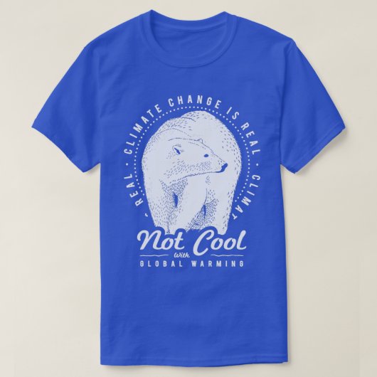 Niet cool met Global Warming Polar Beer Climate CC T-shirt (Design voorkant)