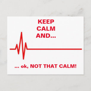 Niet dat kalme briefkaart