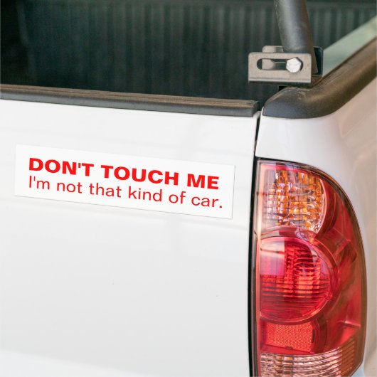 Niet dat soort autobumper sticker (Op Truck)