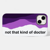 niet dat soort dokter Case-Mate iPhone case (Achterkant (horizontaal))