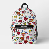 Niet daten met traditioneel Tattoo Bedrukte Rugzak (Voorkant)