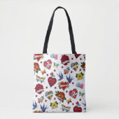 Niet daten met traditioneel Tattoo Tote Bag (Voorkant)