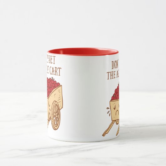Niet de Apple Cart tegenwerken Mok (Midden)