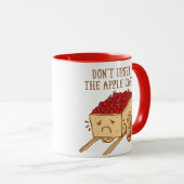 Niet de Apple Cart tegenwerken Mok (Voorkant rechts)