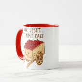 Niet de Apple Cart tegenwerken Mok (Voorkant links)