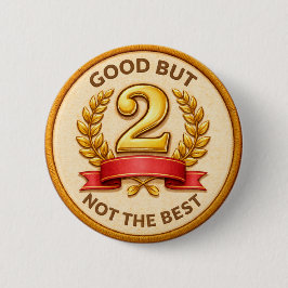 Niet de beste ronde button 5,7 cm