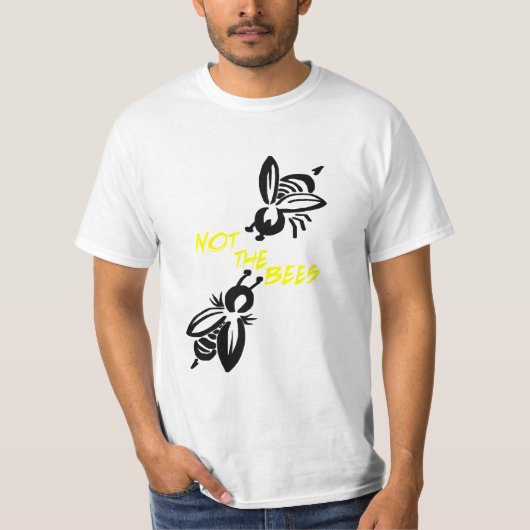 Niet de bijen. t-shirt (Voorkant)