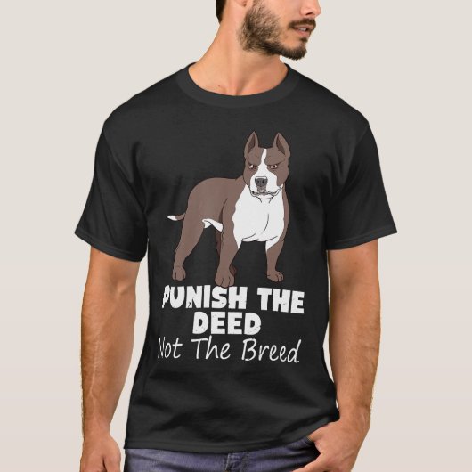 Niet de Breed Pitbull Gif Pit Bull straffen. T-shirt (Voorkant)