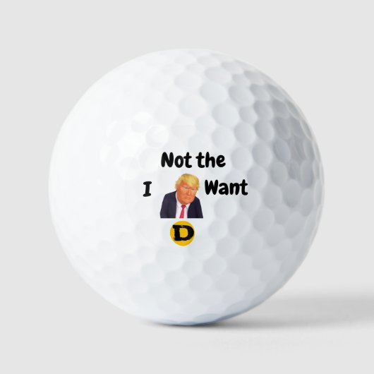 Niet de D die ik wilde golfballen (Voorkant)