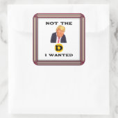 Niet de D die ik wilde sticker (Tas)