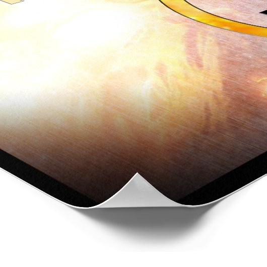 Niet de damp haten, het Poster van de vlam haten (Hoek)