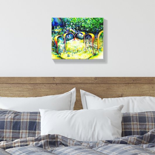 Niet de eerste van de laatste keer canvas afdruk (Insitu (Slaapkamer))