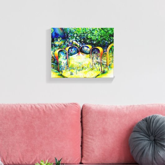 Niet de eerste van de laatste keer canvas afdruk (Insitu (Woonkamer))