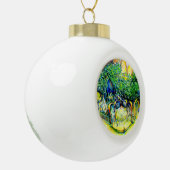 Niet de eerste van de laatste keer keramische bal ornament (Links)