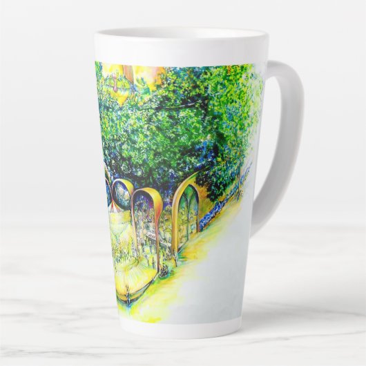 Niet de eerste van de laatste keer latte mok (Rechterhoek)