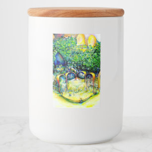 Niet de eerste van de laatste keer voedselcontainer etiket