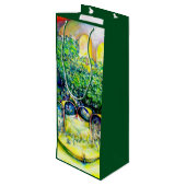 Niet de eerste van de laatste keer wijn cadeautas (Achterkant Gekanteld)