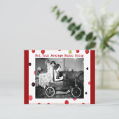 niet de gemiddelde bunco groep briefkaart (Staand voorkant)