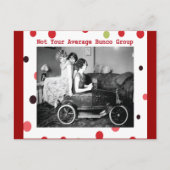 niet de gemiddelde bunco groep briefkaart (Voorkant)