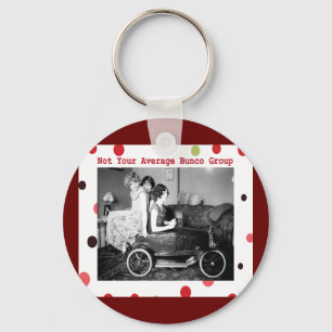niet de gemiddelde bunco groep sleutelhanger