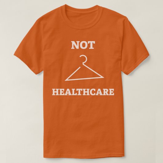Niet de gezondheidszorg t-shirt (Design voorkant)