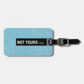 Niet de mijne Bagagelabels van Yours (Voorkant horizontaal)