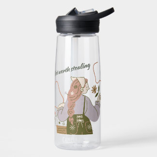 Niet de moeite waard om te stelen | Grappig Meisje Waterfles