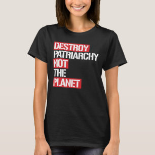 Niet de planeet vernietigen - wit - t-shirt