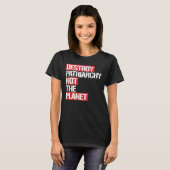 Niet de planeet vernietigen - wit - t-shirt (Voorkant volledig)