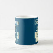 Niet de slechtste schaakspeler in de wereld grappi koffiemok (Center)