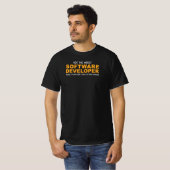 Niet de slechtste softwareontwikkelaar t-shirt (Voorkant volledig)