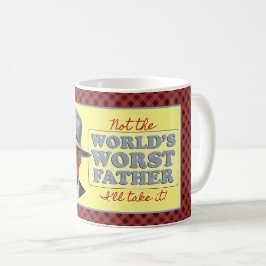 NIET de slechtste vader ter wereld - Mok (Voorkant rechts)