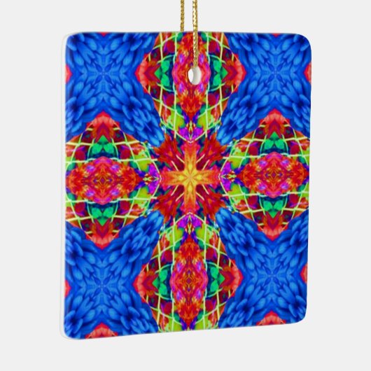 Niet-denominationale Prettige feestdagen Keramisch Ornament (Rechts)