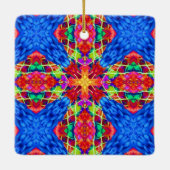 Niet-denominationale Prettige feestdagen Keramisch Ornament (Achterkant)