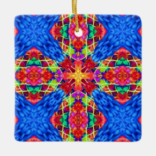 Niet-denominationale Prettige feestdagen Keramisch Ornament (Voorkant)