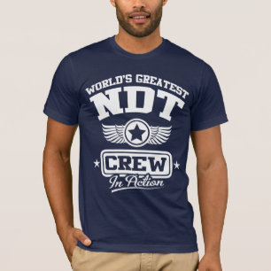 Niet-destructief testpersoneel (NDT) T-shirt