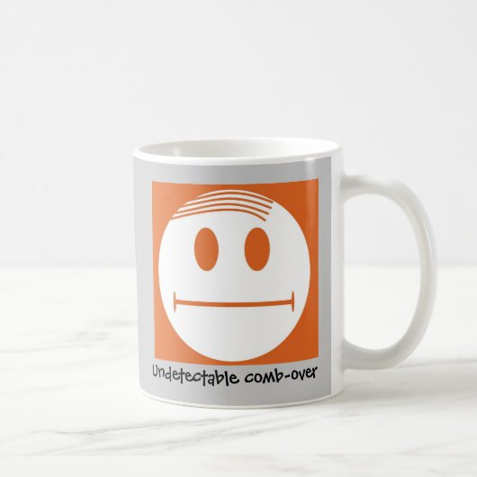 Niet-detecteerbare comb-over koffiemok (Rechts)