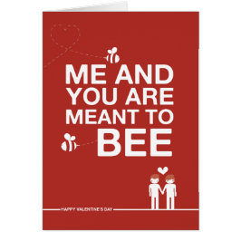 Niet direct ontwerp 'Meant to Bee'-kaart