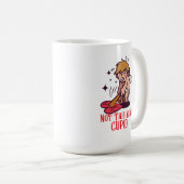 "Niet dit jaar, Cupido!" Stijl 1 Koffiemok (Voorkant rechts)