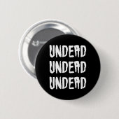 Niet-dode, niet-dode Gothic Batcave Deathrock Ronde Button 5,7 Cm (Voorkant /achterkant)